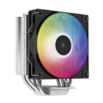 COOLER DEEPCOOL GAMMAXX SERIES AG400 PRETO COM LED RAINBOW