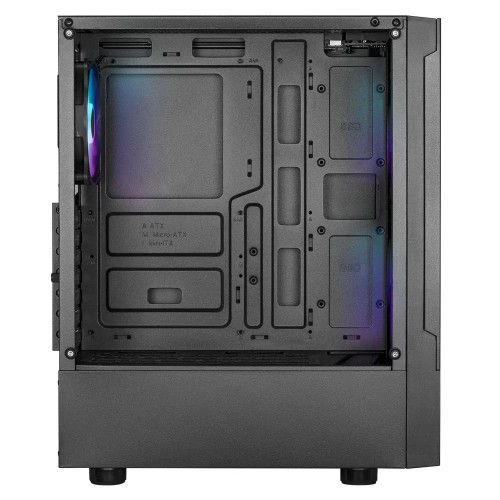 GABINETE GAMER TALOS E3 MESH PRETO COM 3 FAN