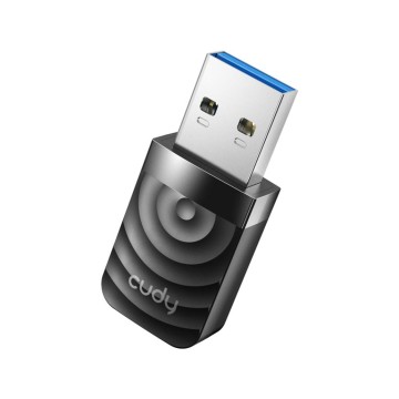 ADAPTADOR WIRELESS DUAL BAND USB CUDY AC 1300 MODELO WU1300S