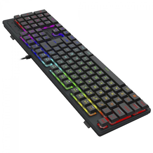 TECLADO MEMBRANA GAMER REDRAGON NETHERBANE PRETO K521-R PT