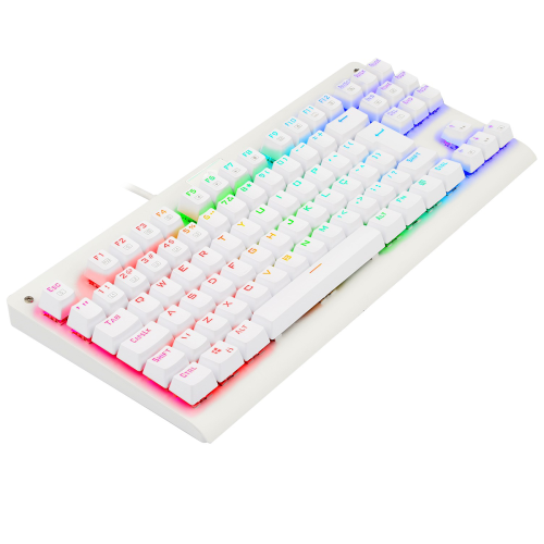 TECLADO MECANICO GAMER DARK AVENGER RAINBOW BCO SWITCH VERMELHO ABNT2