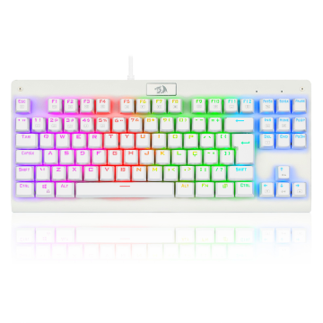 TECLADO MECANICO GAMER DARK AVENGER RAINBOW BCO SWITCH VERMELHO ABNT2
