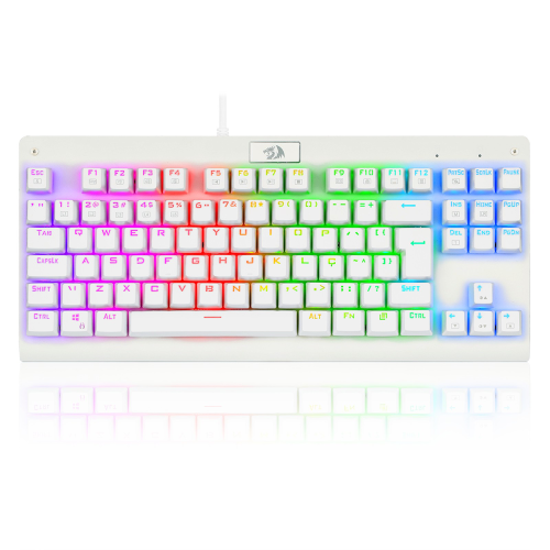 TECLADO MECANICO GAMER DARK AVENGER RAINBOW BCO SWITCH VERMELHO ABNT2