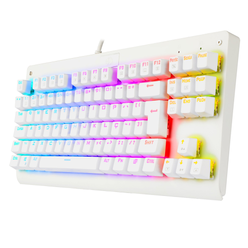 TECLADO MECANICO GAMER DARK AVENGER RAINBOW BCO SWITCH VERMELHO ABNT2