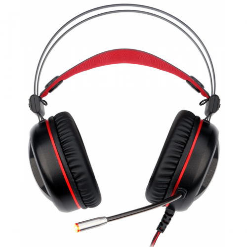 Headset Gamer Redragon Minos H210, Surround 7.1, USB, Preto/Vermelho