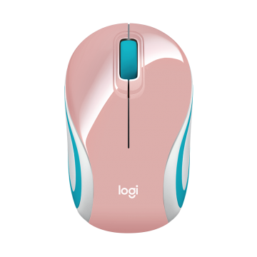 Mouse sem fio ultraportátil M187 Rosa - Conectividade sem fio avançada de 2,4 GHz