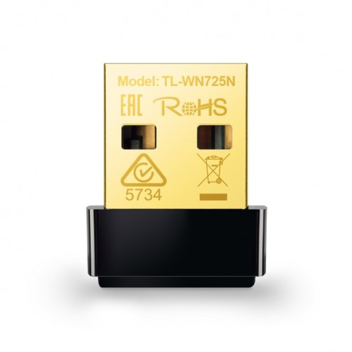 Mini Adaptador TP-Link Nano Wireless N USB 150 Mbps - TL-WN725N